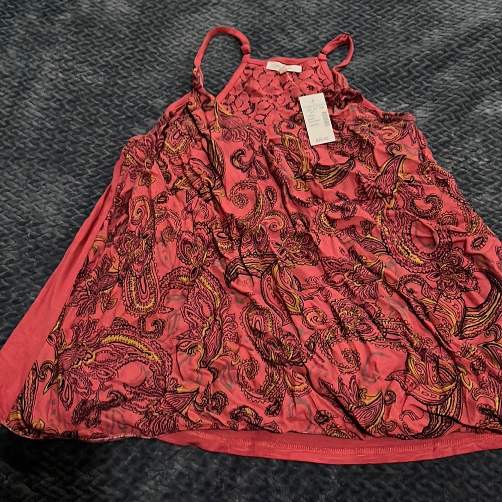 Very cute tank top with a little lace detail in the back from Maurices